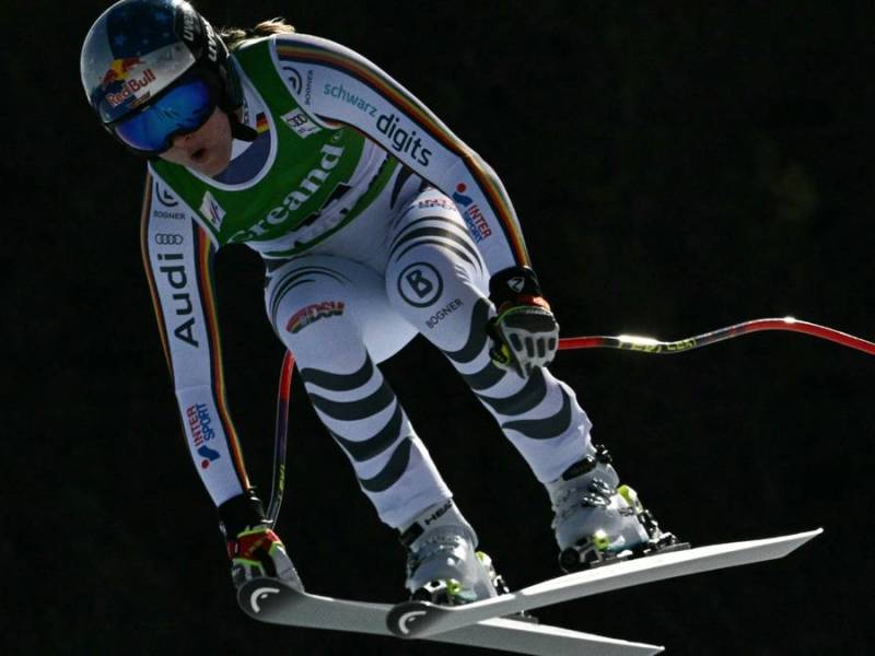 Emma Aicher bei der Abfahrt in Soldeu
