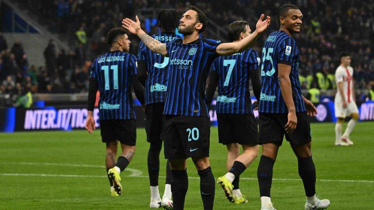 Jubel bei Inter Mailand
