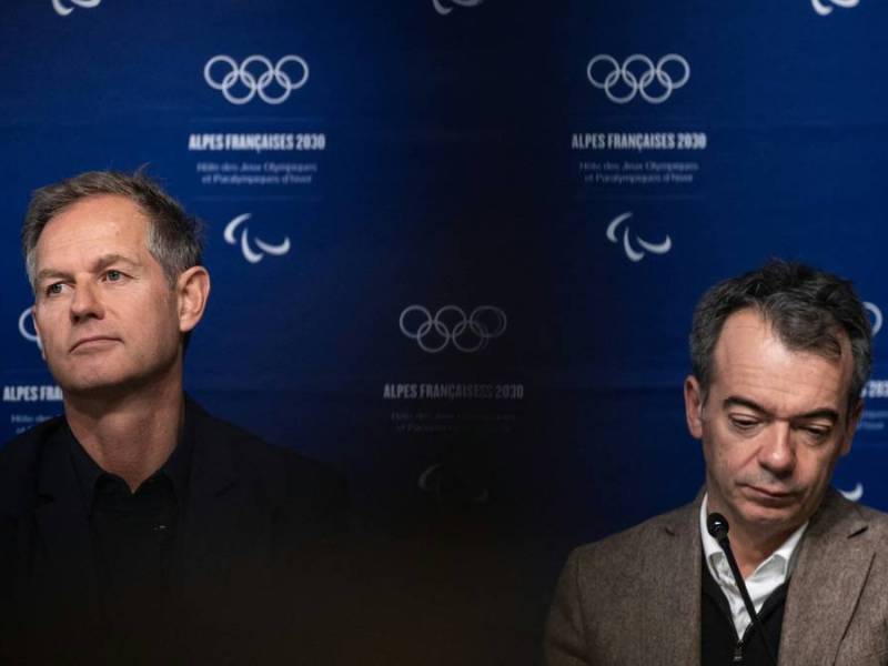 Edgar Grospiron (l.) und Cyril Linette