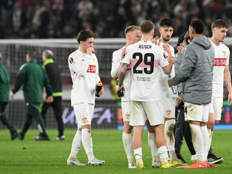 Im Achtelfinale: Die Profis des VfB Stuttgart