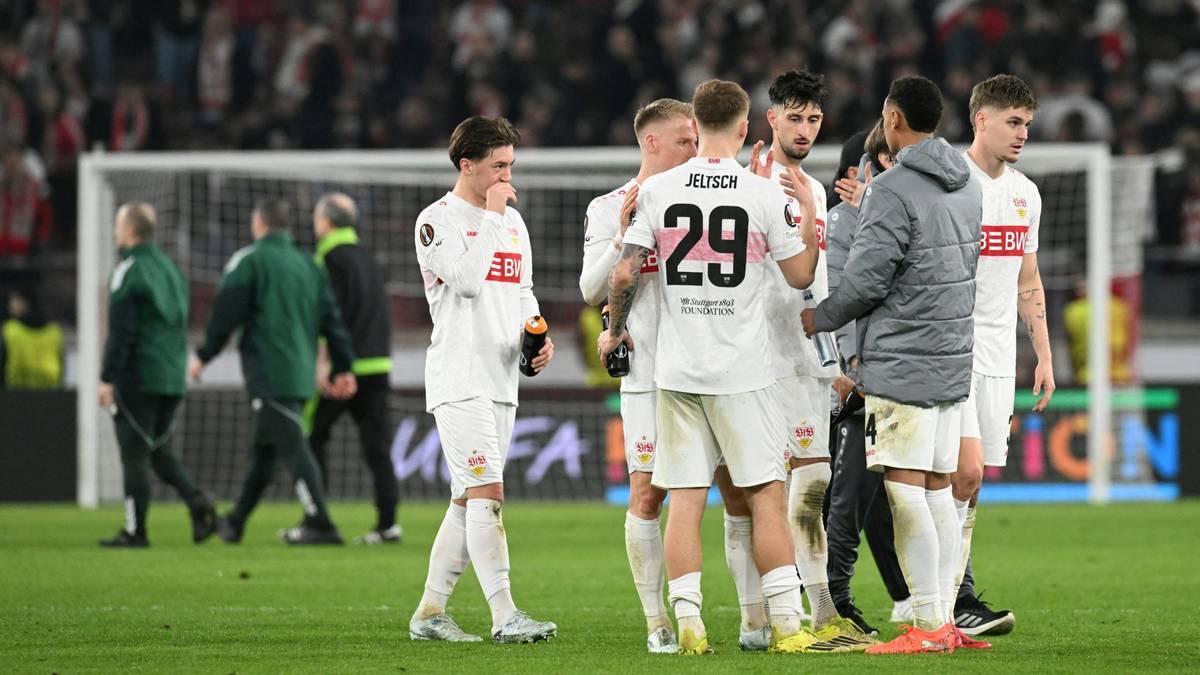 Im Achtelfinale: Die Profis des VfB Stuttgart
