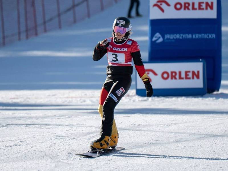 Ramona Hofmeister beim Rennen in Krynica