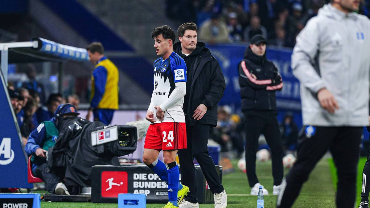 Nicolas Capaldo bei seiner Auswechslung