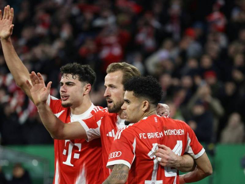 Bayern-Jubel nach Kanes 1:0