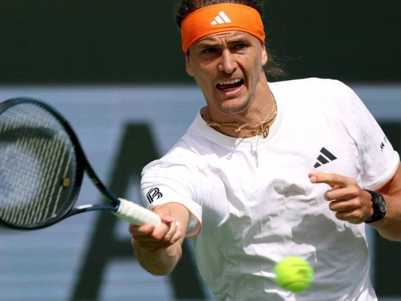 Alexander Zverev in Indian Wells