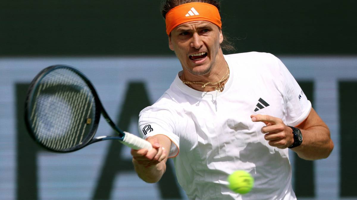 Alexander Zverev in Indian Wells