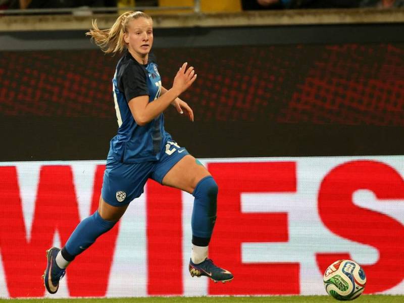 Torschützin für Slowenien: Zara Kramzar