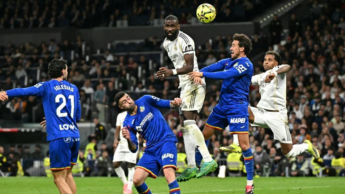 Antonio Rüdiger (M.) im Spiel gegen Getafe