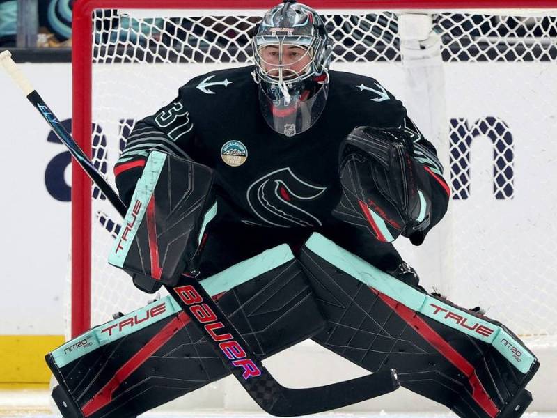 Kassierte drei Treffer: Goalie Philipp Grubauer