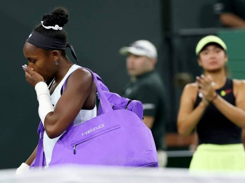 Verletzt: Coco Gauff