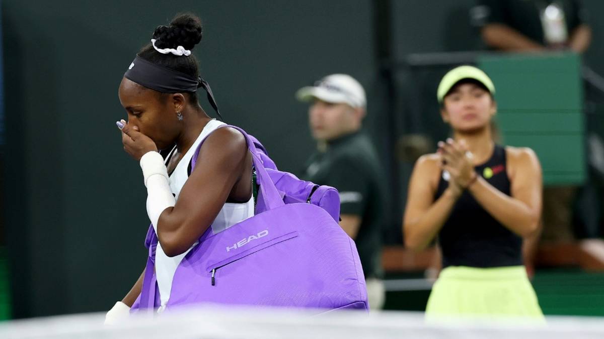 Verletzt: Coco Gauff