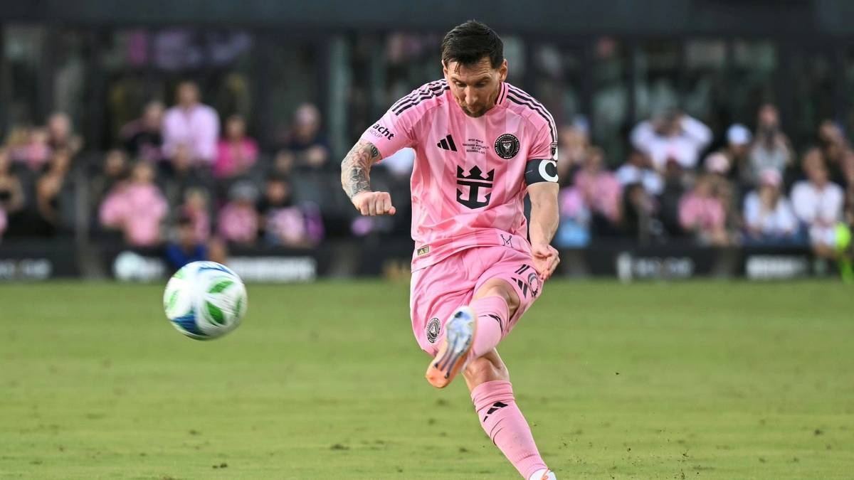 Lionel Messi im MLS-Finale gegen die Caps