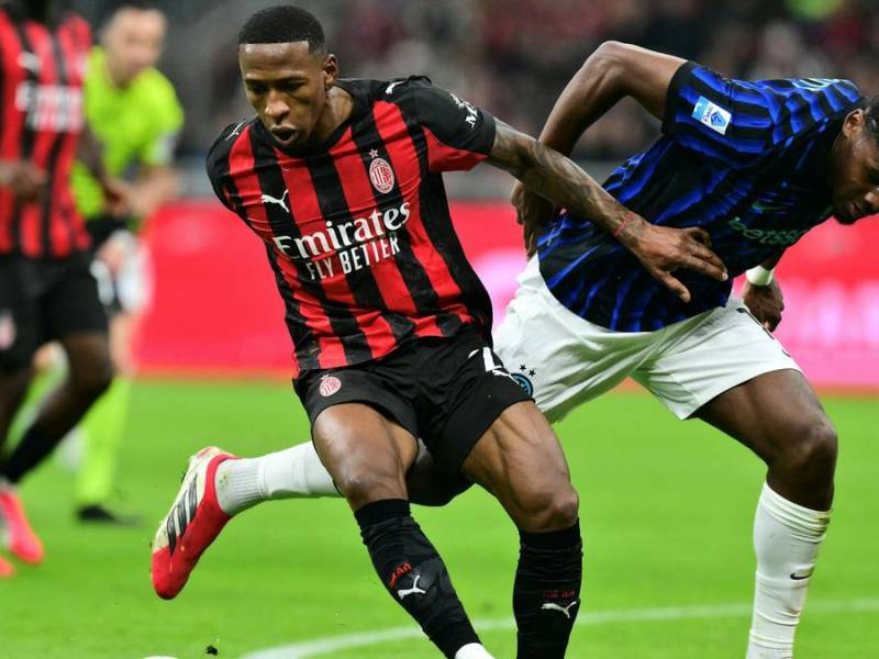 Milans Pervis Estupinán gegen Inters Ange-Yoan Bonny