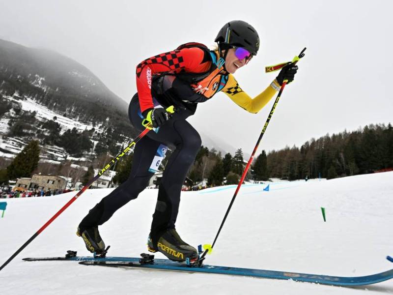 Tatjana Paller bei den Winterspielen in Bormio