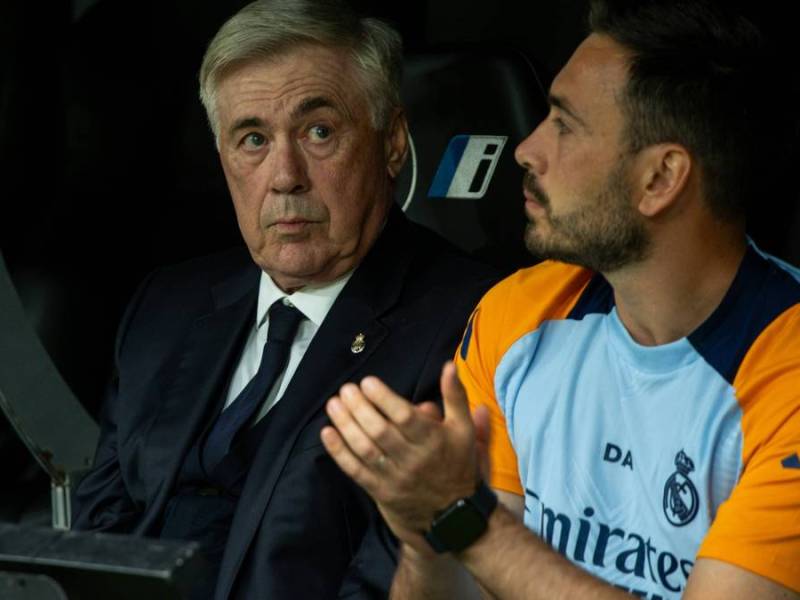 Carlo (l.) und Davide Ancelotti bei Real Madrid