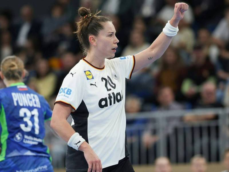 Emily Vogel in ihrem 150. Länderspiel