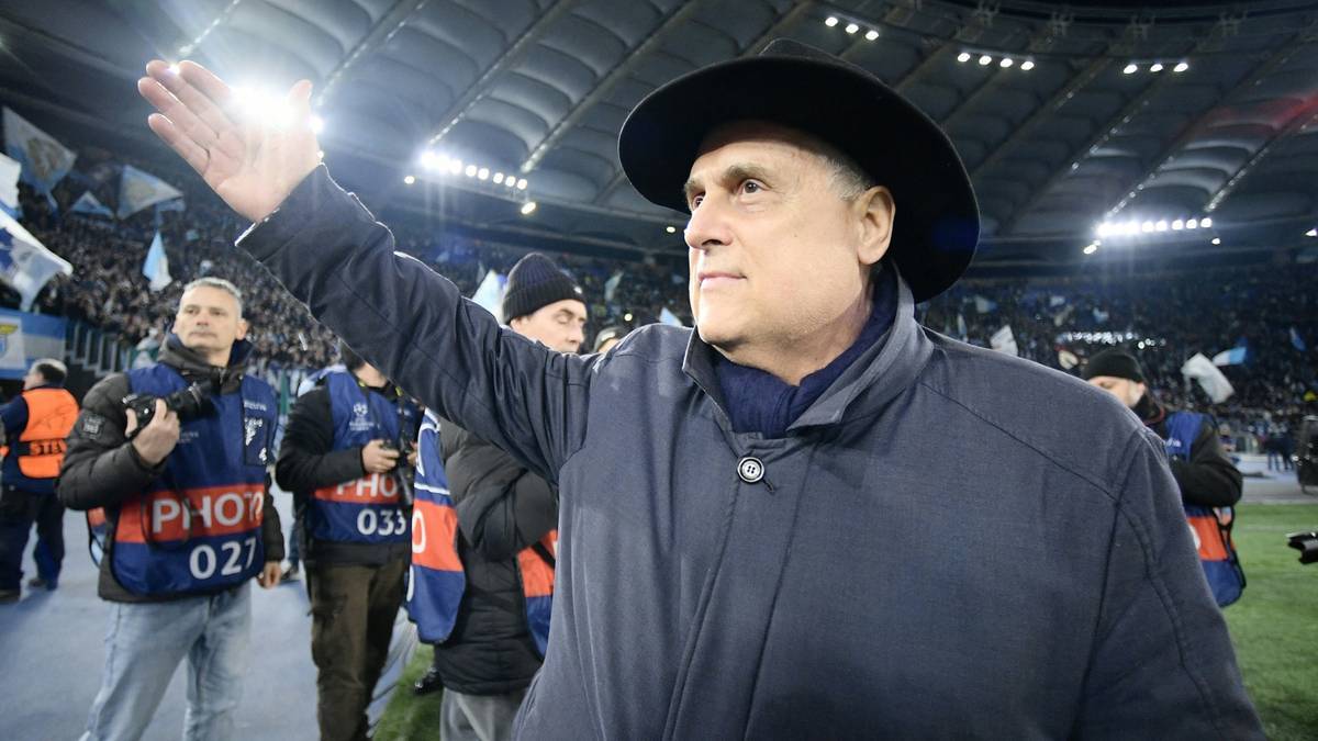 Der Präsident von Lazio Rom Claudio Lotito