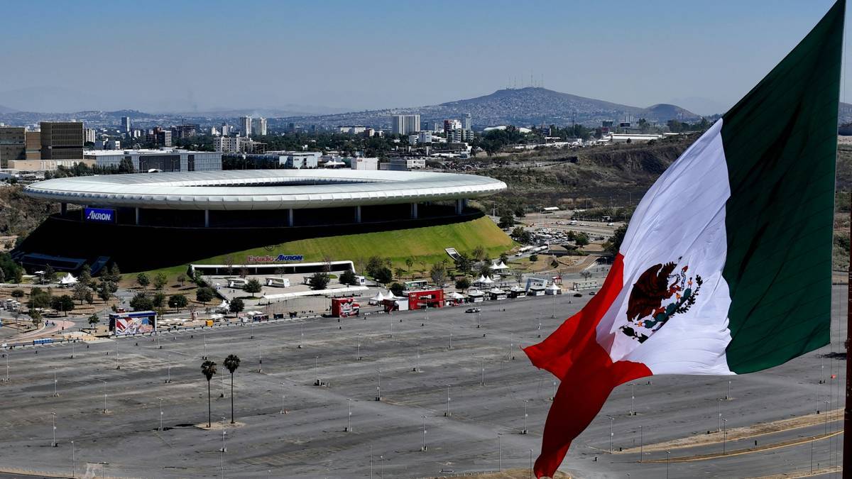 Das Stadion in Guadalajara
