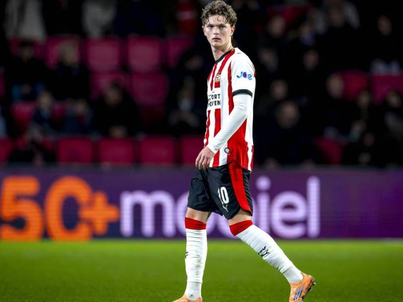 Paul Wanner im Trikot der PSV Eindhoven