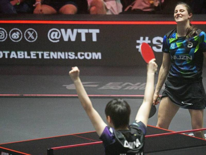Sabine Winter gegen Wang Manyu
